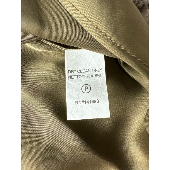 Ramy Brooks NWT Abigail Olive Green Cowl Neck Satin Tank Top Cami size Medium - Picture 7 of 9
